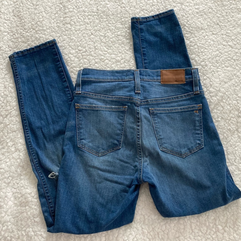 Madewell women’s slim straight denim jeans, size 26 - Picture 3 of 11